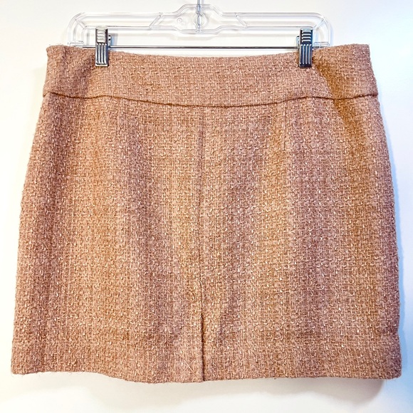 🩷 The Limited Pink Tweed Mini Skirt - Size 12 - Picture 2 of 8